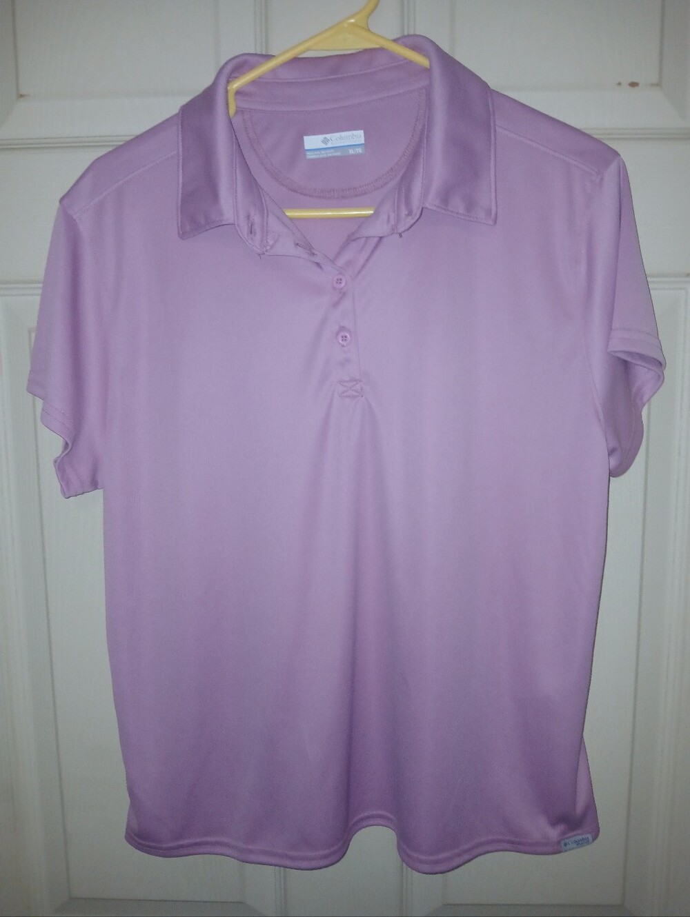 Columbia Sportwear Co. Light Lavender Polo Shirt